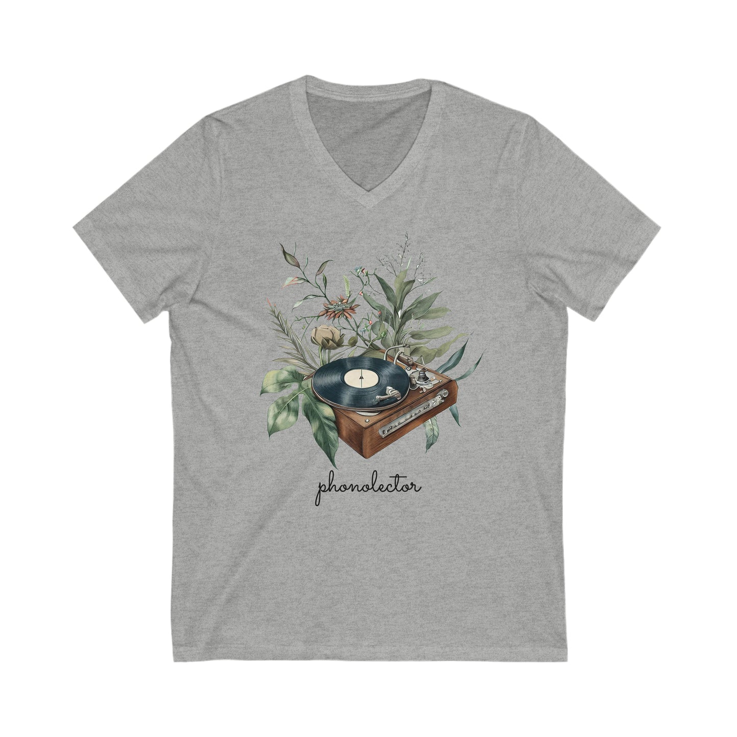 Record Player Botanical